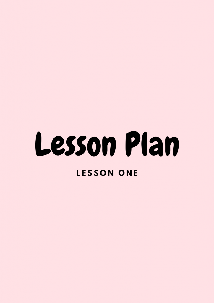 Preview: Lesson plan – lesson 1