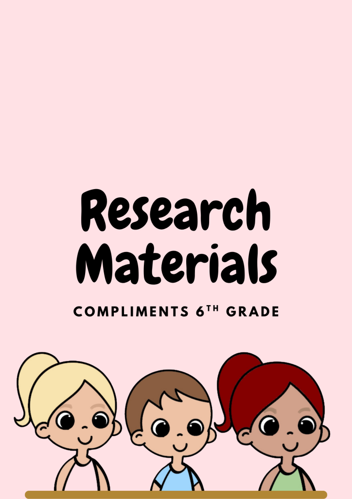 Compliments 6th grade teaching materials