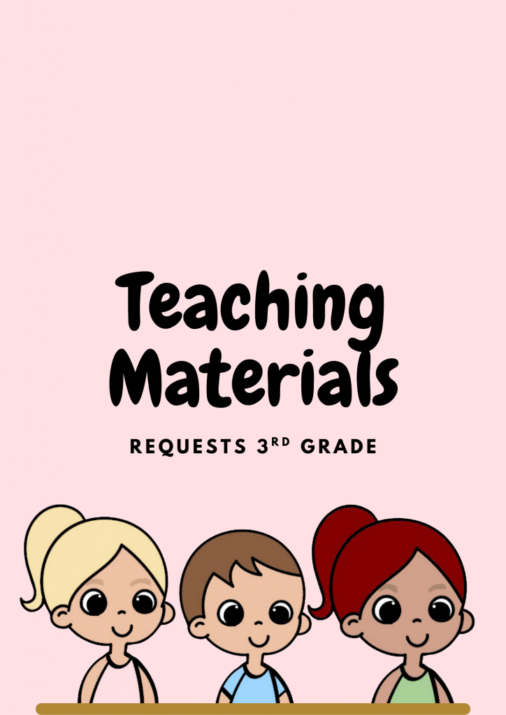 Requests 3rd grade teaching materials