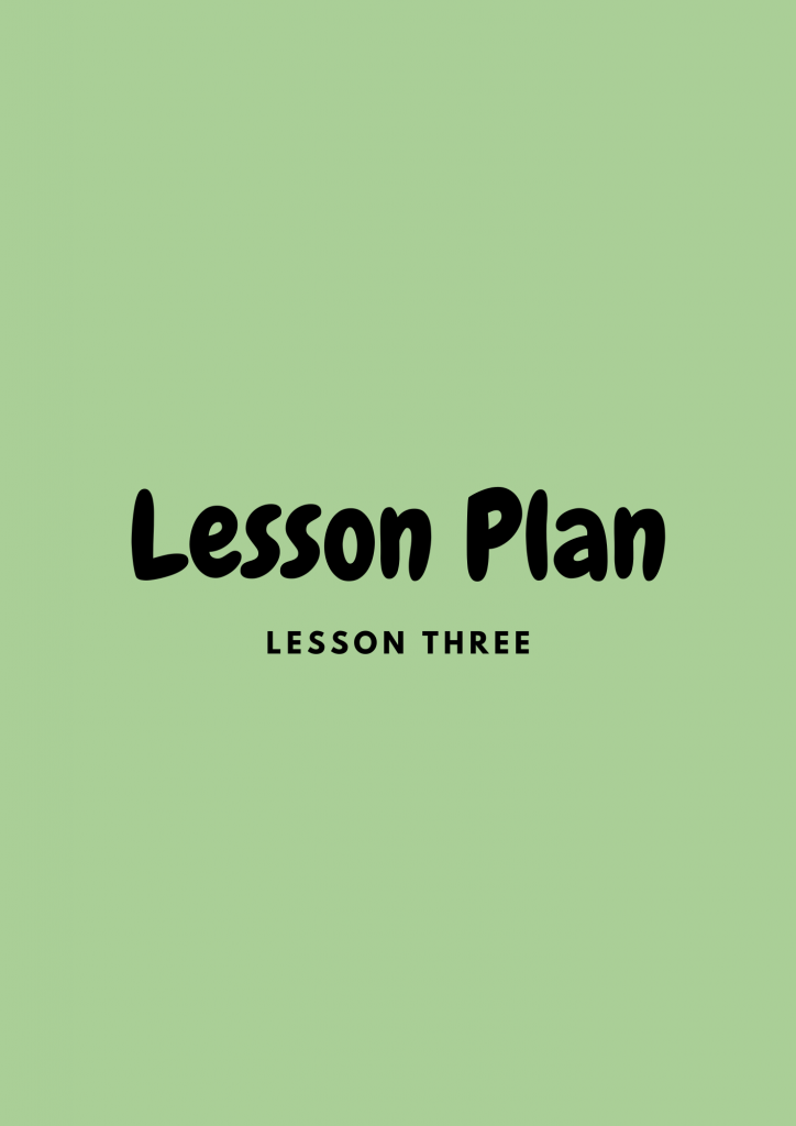 Preview: Lesson plan – lesson 3