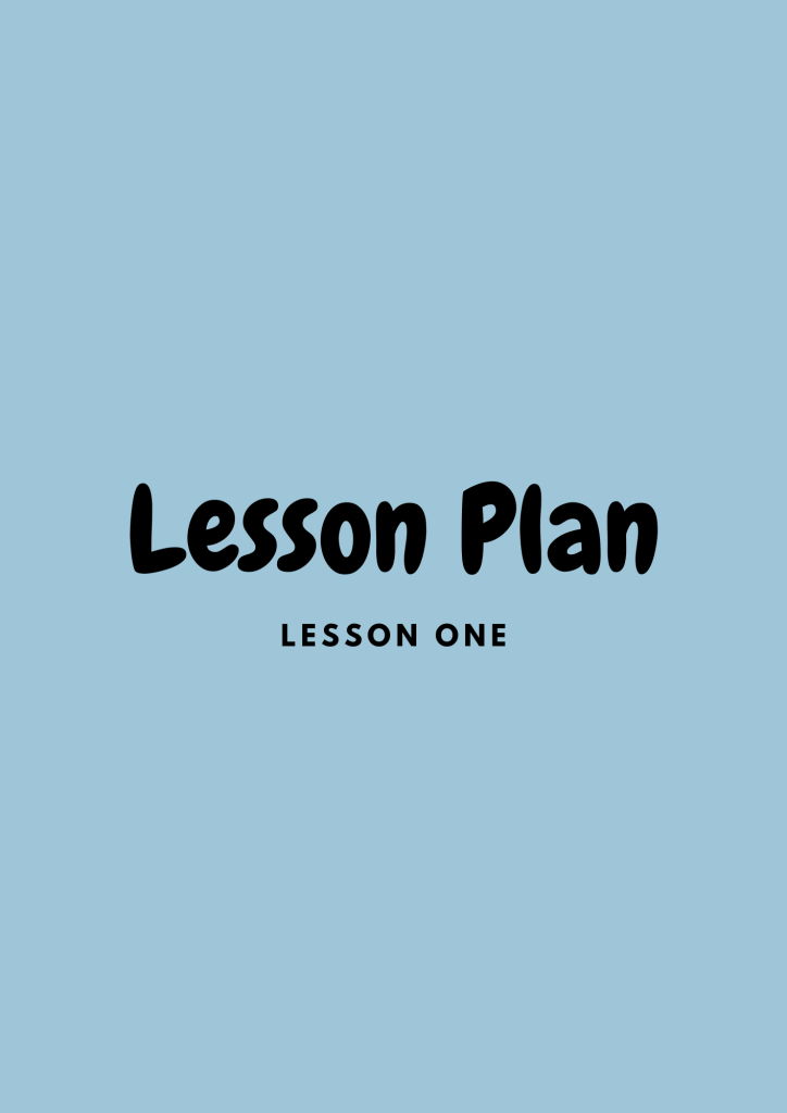 Preview: Lesson plan – lesson 1