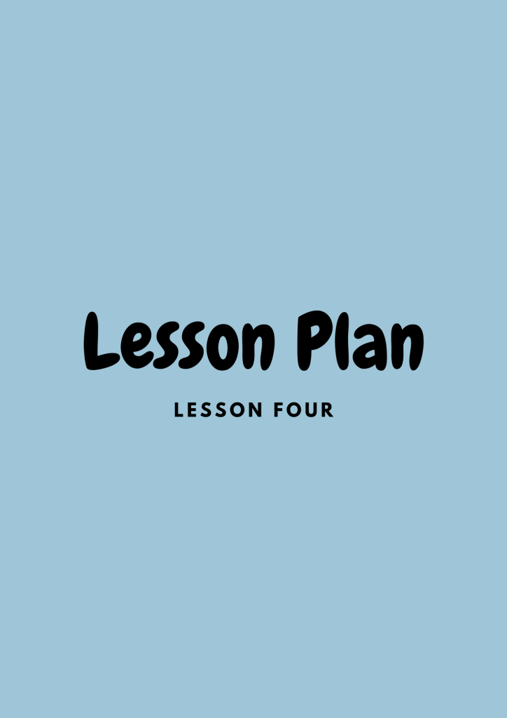 Preview: Lesson plan – lesson 4