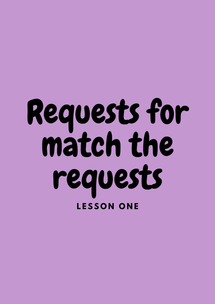Preview: Requests worksheet